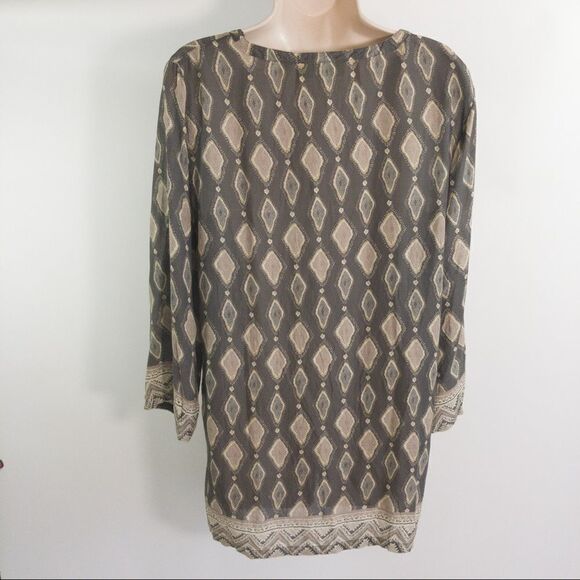Karima Tamsna Tunic in Charcoal Sz S - Picture 5 of 8